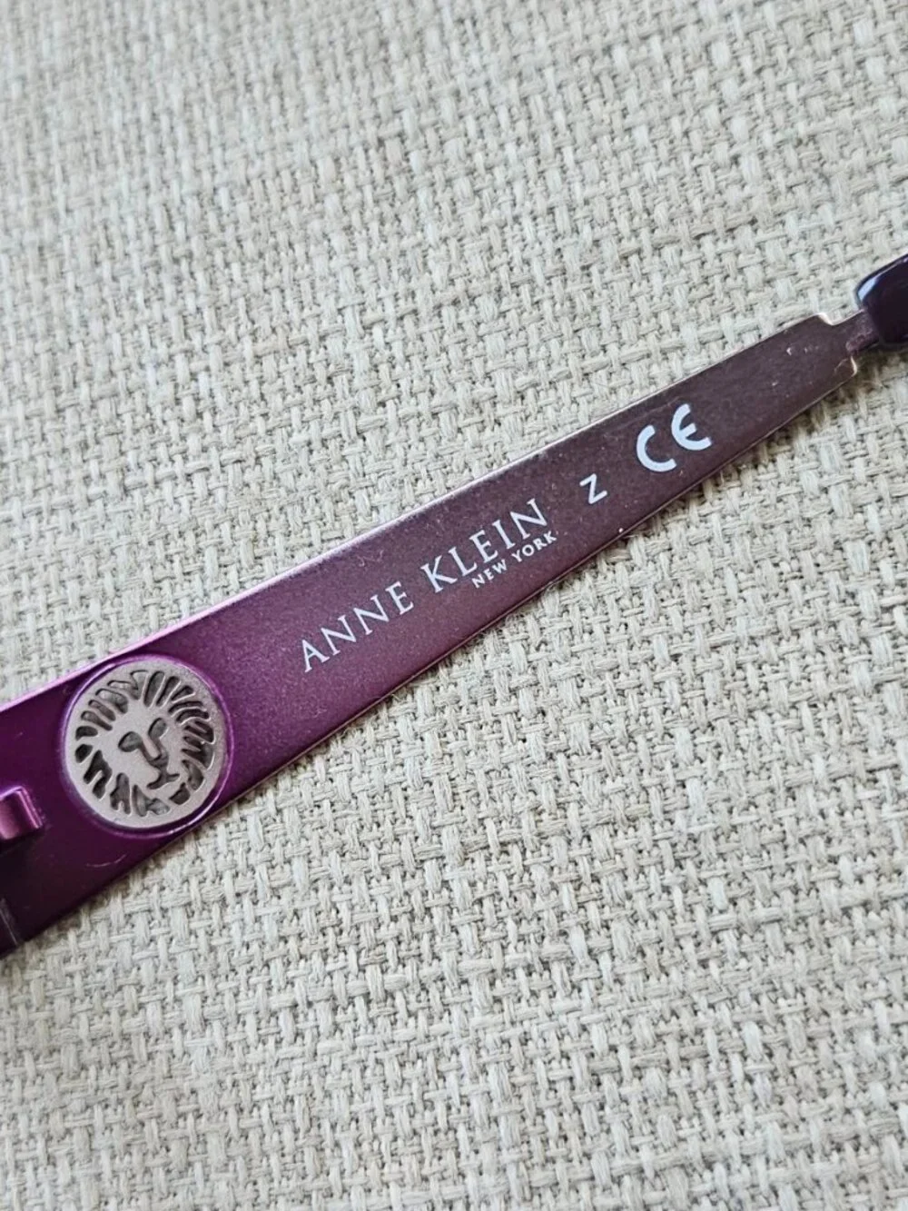 Anne Klein Women Glasses Frame AK9103 540 Eyewear Purple Tone Metal Eyeglasses